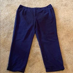 Navy trousers